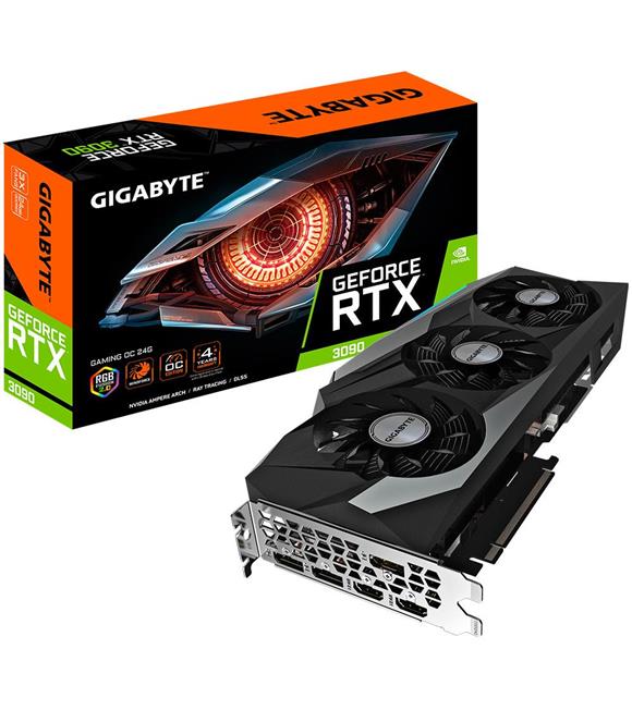 Gigabyte GeForce RTX3090 GAMING OC 24GB GDDR6X 384 Bit GV-N3090GAMING OC-24GD Ekran Kartı