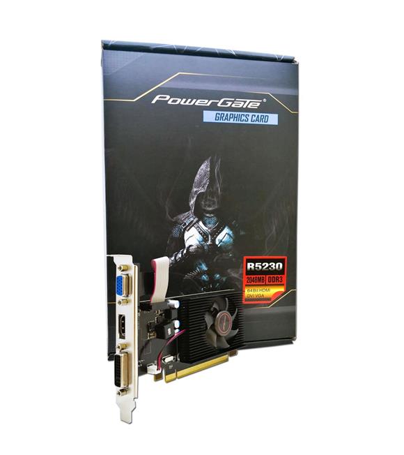 Powergate PG-R5230-D3-2GB GDDR3 HDMI, DVI, Analog Ekran Kartı