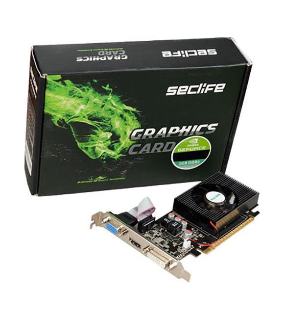 Seclife Geforce GT420 2GB DDR3 128Bit DVI HDMI VGA LP Single Fan Ekran Kartı
