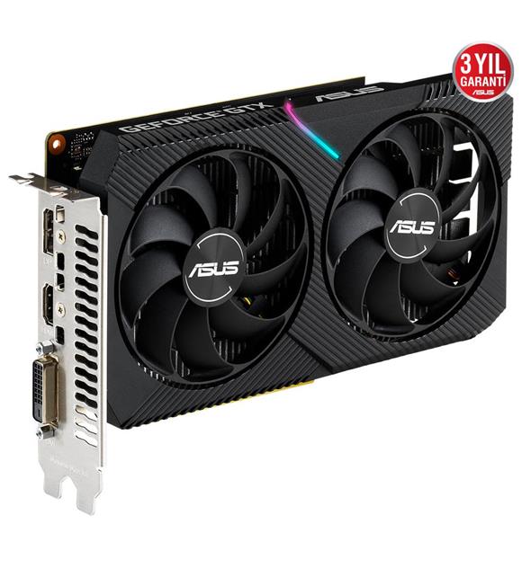 ASUS GeForce GTX 1650 DUAL MINI 4GB GDDR6 128 Bit DUAL-GTX1650-O4GD6-MINI Ekran Kartı