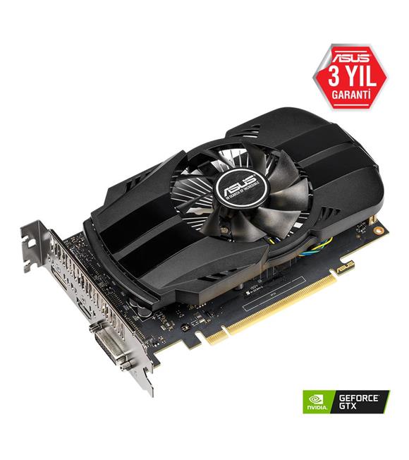 Asus Ph-Gtx1650-O4G Gtx 1650 Oc 4Gb Gddr5 128Bit 1 Ekran Kartı