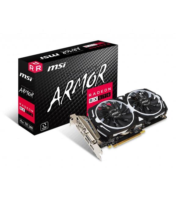 Msi Vga Radeon Rx 570 Armor 4G Rx570 4Gb Gddr5 256B Dx12 Pcıe 3.0 X16 (1Xdvı 1Xhdmı 3Xdp) Vga