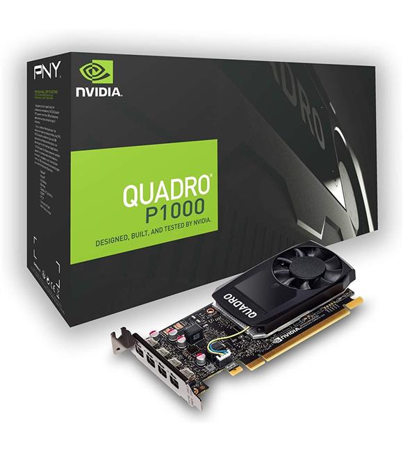 Pny Quadro P1000 DVI VCQP1000DVIV2-PB 4GB GDDR5 128Bit DX12 Ekran Kartı