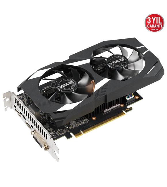 Asus PH-GTX1650-4GD6-P 4GB 128Bit GDDR6 DP-HDMI-DVI PCI 3.0 Ekran Kartı