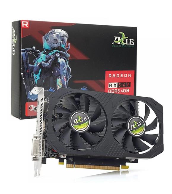 Axle Amd Radeon 128Bit DDR5 4GB AX-RX5604GD5P8DIPD RX560 Dual Fan Ekran Kartı
