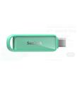 Sandisk SDIXS0N-256G-GN6NQ 256GB Phone Drive with USB-C-128GB (Seafoam Green) Flash Bellek