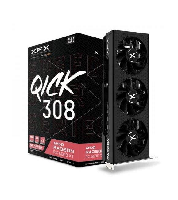 XFX Speedster QICK 308 AMD Radeon RX6600XT Black RX-66XT8LBDQ 8GB GDDR6 128Bit DX12 Ekran Kartı