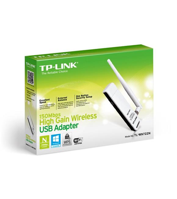 Tp-Link TL-WN722N 150 Mbps Antenli Kablosuz USB Adaptör_1