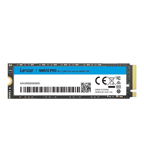 ALexar NM610PRO 500GB PCIe Gen3 x4 Okuma 3300MB – Yazma 1700MB M.2 SSD (LNM610P500G-RNNNG)