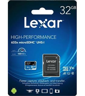 Lexar  32GB A1 V10 U1 Hafıza Kartı + Adaptör