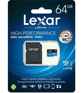Lexar 64GB C10 A1 V30 U3  Hafıza Kartı + Adaptör