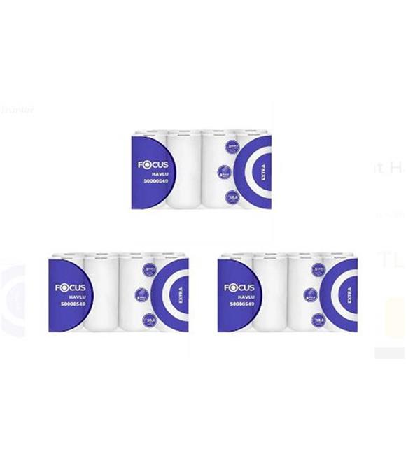 Focus Extra Kagit Havlu Cift Katli 8Li X 3 Paket (50000549) Kategori Dışı