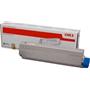 OKI 46490401 TONER-Y-C532-MC573-1.5K SARI TONER - C532- C542- MC563- MC573- 1.500 SAYFA