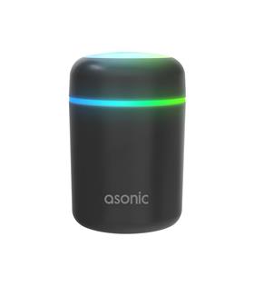 Asonic HN21 Matte Gri 2W 300ML kapasiteli 4 Saat Çalışabilir RGB Mini Oda Nemlendirici