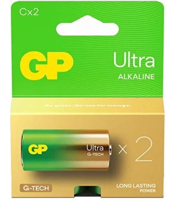 GP G-Tech LR14 Orta Boy Ultra Alkalin Pil 2