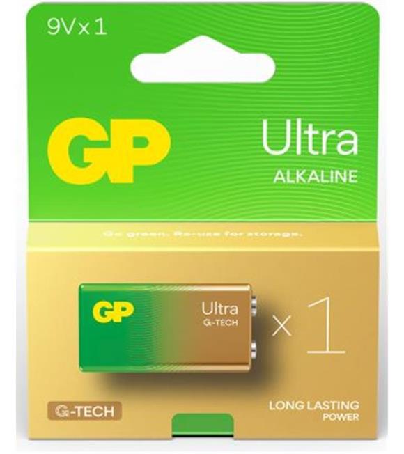GP G-Tech 9V Ultra Alkalin Pil Tekli Paket GP1604AU