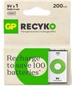 GP 9V 200 mAh Şarjlı Tekli Paket GP20R8HEM-2GB1
