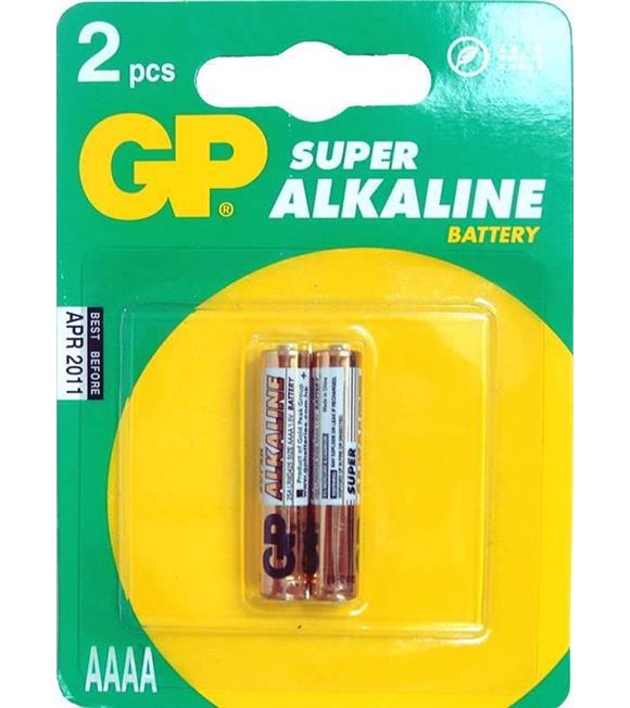 GP AAAA 25A Alkalin İncenin İncesi Pil 2