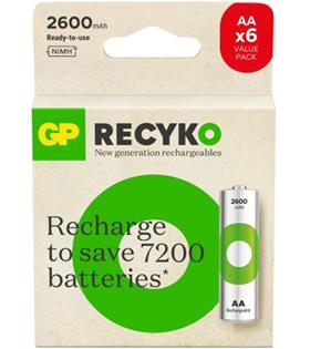 GP AA 2600 mAh Şarjlı Kalem Pil 4+2'li Paket GP270AAHCE4-2