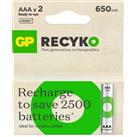 GP AAA 650 mAh Şarjlı İnce Kalem Pil 2'li Paket GP65AAAHCHP-BU2