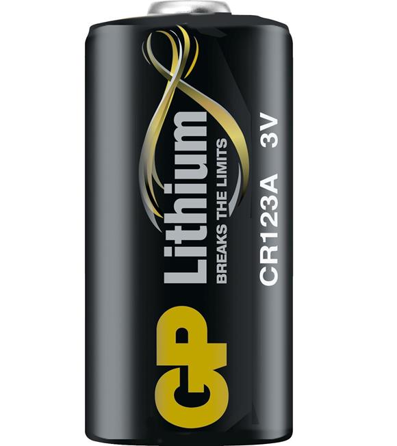 GP CR123A 3V Lityum Tekli Paket Pil (GPCR123A-U1) Fotoğraf Makinesi Pili