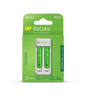 GP E211 Usb Şarj Cihaz + 2 Adet AAA 800 mAh Şarjlı İnce Kalem Pil