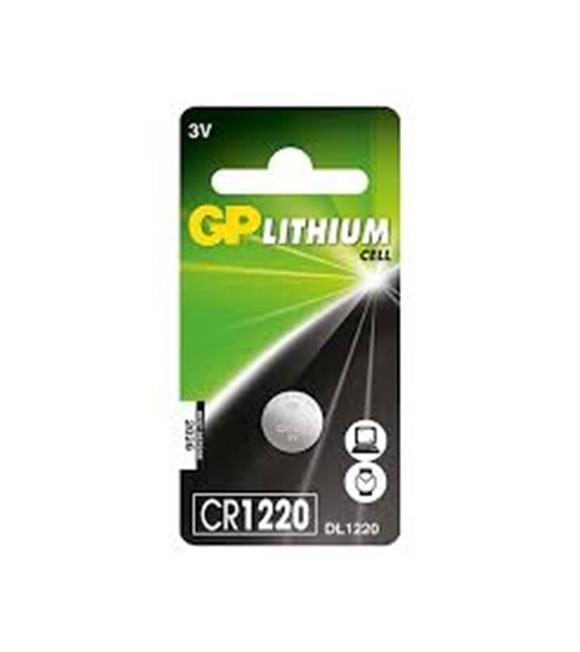 Gp CR1220-U1 3V Lityum Düğme Pil Tekli Paket