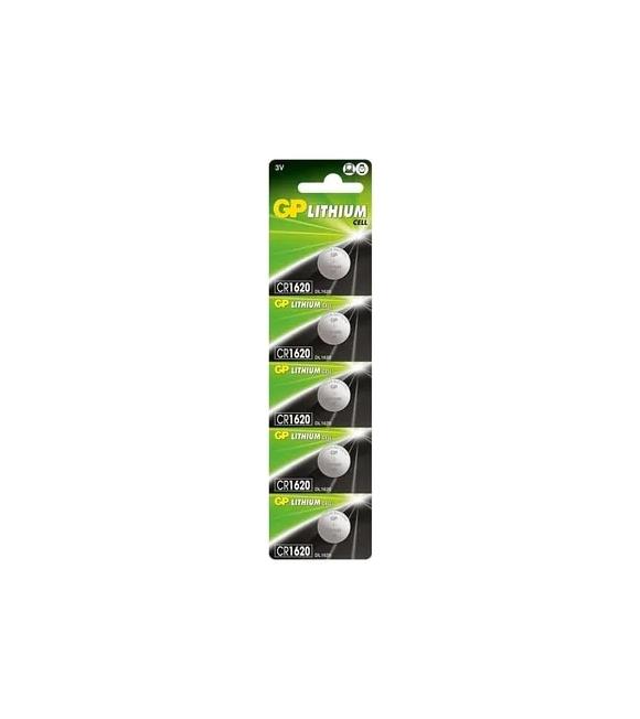 Gp CR1620-C5 3V Lityum Düğme Pil 5'li Paket