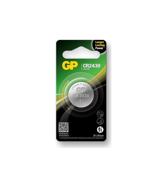 GP CR2430-U1 3V Lityum Düğme Pil Tekli Paket