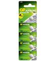 GP GP186-C5 LR43 AG12 Alkalin Düğme Pil 5'li Paket