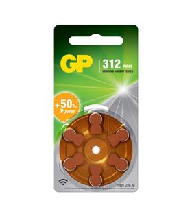 GP ZA312 1.4V Düğme Kulaklık Pili  6'lı Paket