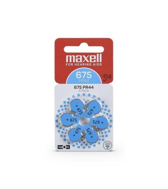 Maxell PR44 (675) 1.4V Düğme Kulaklık Pili  6