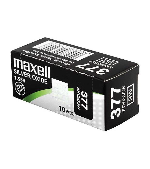 Maxell Sr-626Sw -377 10lu Paket Pil