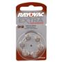 Rayovac 312 Numara Düğme Kulaklık Pili 6'lı Paket