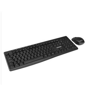 Everest KM-719 Siyah Ikisi bir arada 2 in 1 Kablosuz Q Multimedia Klavye + Mouse Set