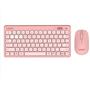 Everest LUMI KM-BT903 Pembe 3in1 3 BT + 2.4 1600dpi  Q Kablosuz Klavye + Mouse Set
