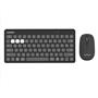 Everest LUMI KM-BT903 Gri 3in1 3 BT + 2.4 1600dpi  Q 4 Cihaz Bağlantılı Kablosuz Klavye + Mouse Set