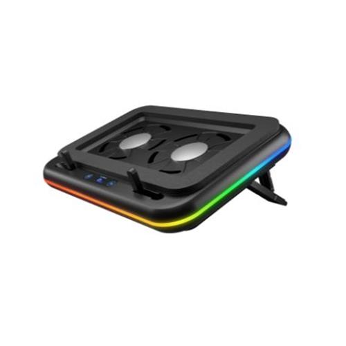 Addison Rampage S55 Angel Siyah 5 Mod RGB 120-120mm 2 Fanlı 14-17 Led Ekranlı Notebook Soğutucu Stand Oyuncu Fırsatları