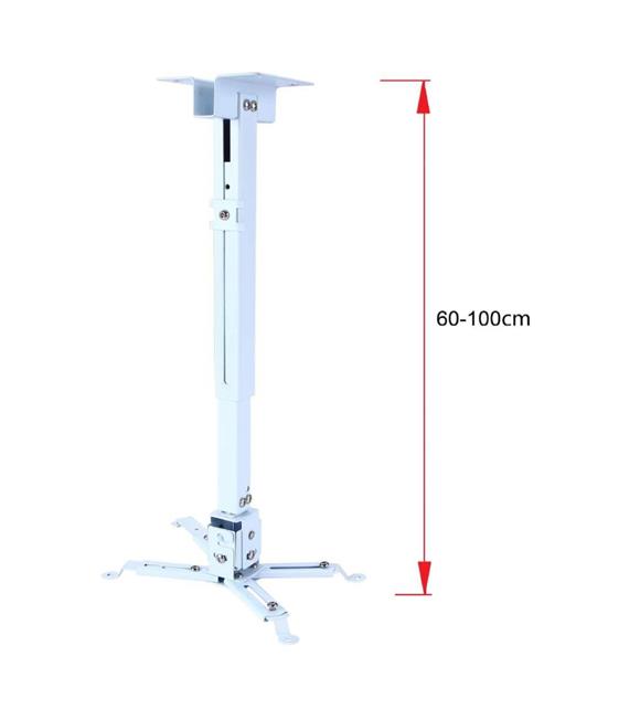 Elba PS02B 60cm-100cm Projeksiyon Tavan Askı Aparatı_1