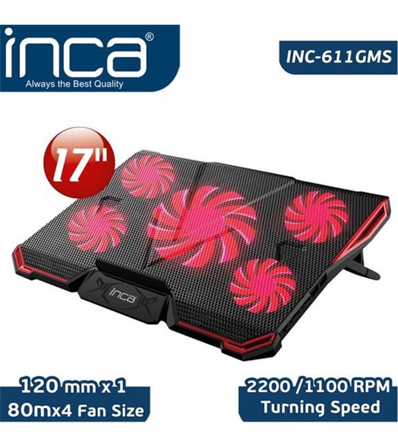 Inca Inc-611GMS Arrax Gamıng Soğutucu 5XFan 6 Kademeli