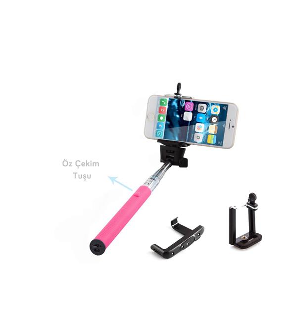 S-link SL-S35 Bluetooth Pembe Selfie Çekim Çubuğu_1
