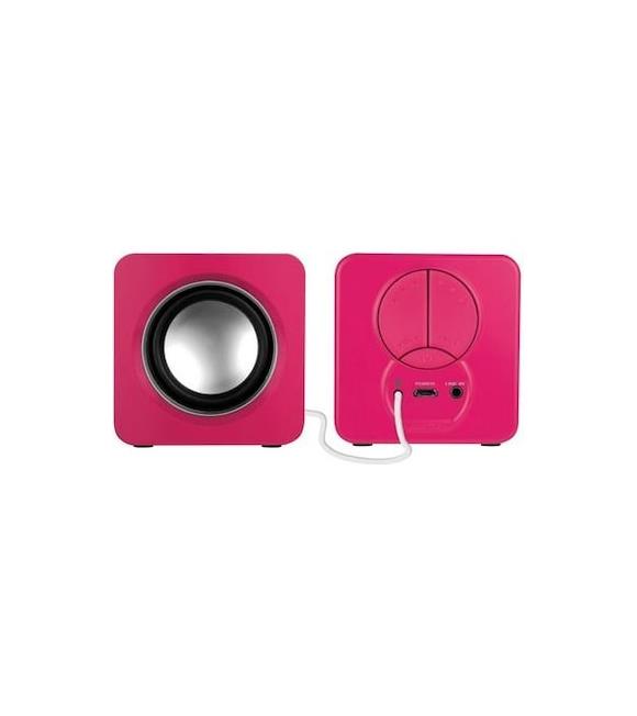 Arctıc S111 Bluetooth 1+1 Taşınabilir Speaker ( Pembe ) 12 Saat Çalışma Süresi Taşıma Çanta Hediyeli