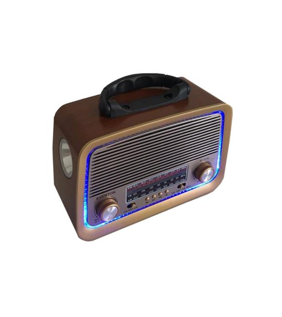 Everton RT-301 Bluetooth-USB-SD-FM Şarjlı  Nostaljik Radyo El Fenerli_2