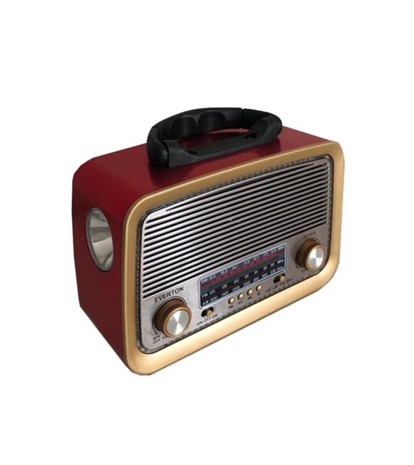 Everton RT-301 Bluetooth-USB-SD-FM Şarjlı  Nostaljik Radyo El Fenerli_1