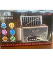 Everton Rt-660 Bluetooth Fm-Usb-Tf-Aux Şarjlı Nostaljik Radyo Solar (Güneş Panelli)