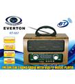 Everton Rt-557 Bluetooth Fm-Usb-Tf-Aux Şarjlı Nostaljik Radyo