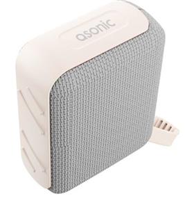 Asonic AS-03 Bej USB-TF-TWS-Bluetooth Destekli 5W 1200mAh Type-C Speaker