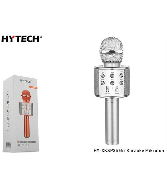 Hytech HY-XKSP35 Gri  Karaoke Mikrofon