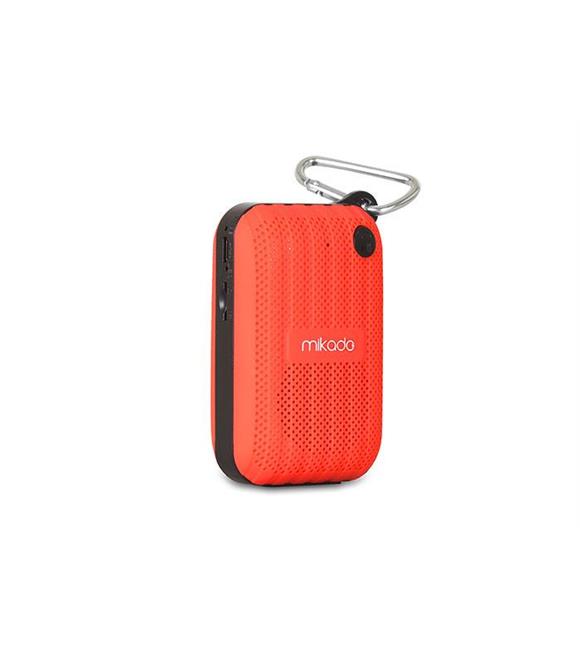 Mikado MD-22BT Kırmızı Kart+FM Destekli Bluetooth Speaker