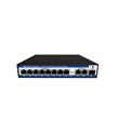 Nova NVC-PSEG0821G 8 Port Poe+ 10-100 Mbps 2 Port 10-100-1000 Mbps Uplink 1 Port SFP Switch 120W